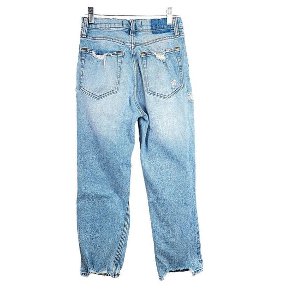 Abercrombie & Fitch Curve Love Ankle Straight Ultra High Rise Denim Jeans 2s - Picture 9 of 12